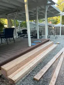 Deck Stair Replacement in Pleasant Hill