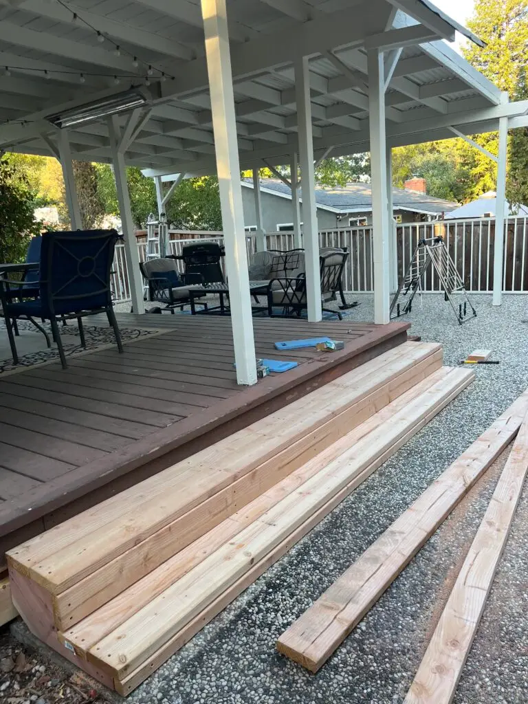 Deck Stair Replacement in Pleasant Hill